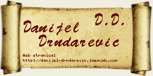 Danijel Drndarević vizit kartica